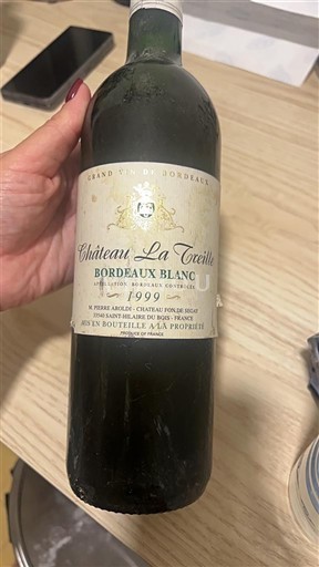 Vin Blanc sec Château La Treille 1999 France Bordeaux AOC