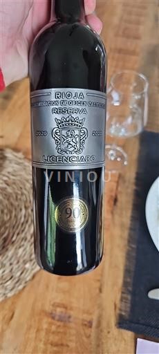 La Rioja Rioja Licenciado Reserva 2020