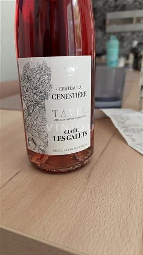 Rhônedalen Tavel Château La Genestière Les Galets 2024