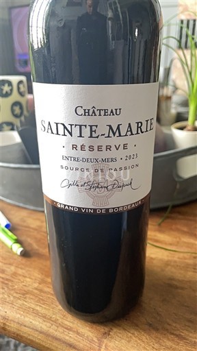 Bordeaux Entre-deux-Mers Château Sainte-Marie Réserve 2023