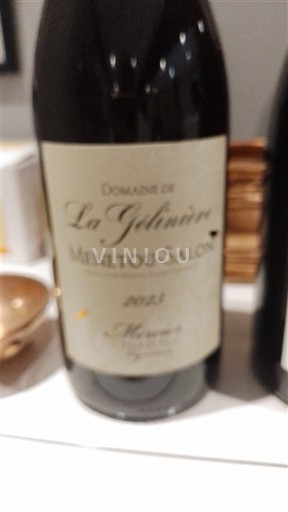 Loiretal Menetou-Salon Domaine La Gélinière Marnes 2023