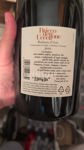 Piemonte Barbera d'Asti Braida Bricco dell'Uccellone 2019