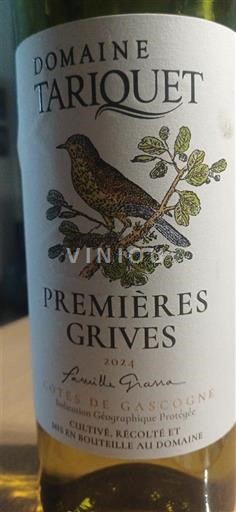 Südwestfrankreich Côtes de Gascogne Domaine Tariquet Premières Grives 2024