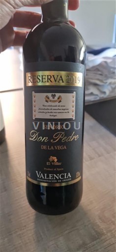 Valencian yhteisö Valencia Señorío Don Pedro de la Vega Reserva 2019