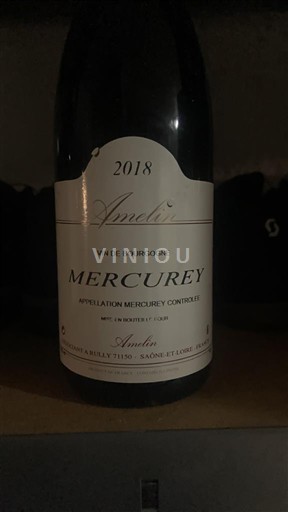 Burgundi Mercurey Amelin 2018