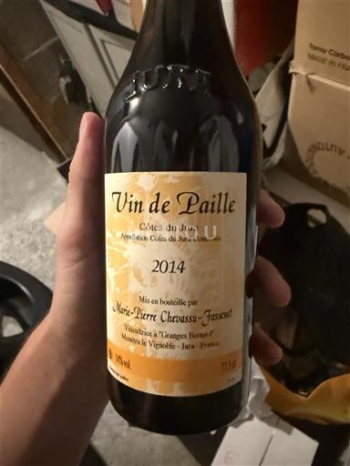 Vin Blanc liquoreux Vin de Paille Marie-Pierre Chevassu-Fassenet 2014 France Jura Côtes-du-jura AOC vin_de_paille