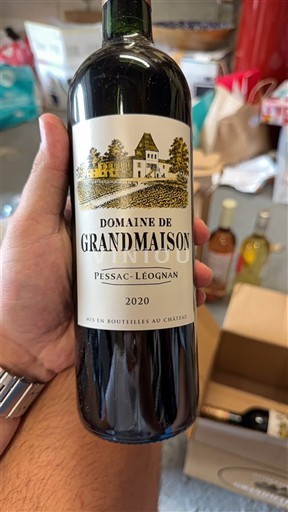 Bordeaux Pessac-Léognan Domaine Grandmaison 2020