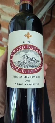 Bordeaux Saint-Émilion Grand Cru Grand Barrail Lamarzelle Figeac 2011
