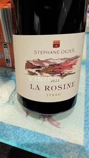 Alpes và các vùng Rhodanien Collines rhodaniennes Stéphane Ogier La Rosine 2022