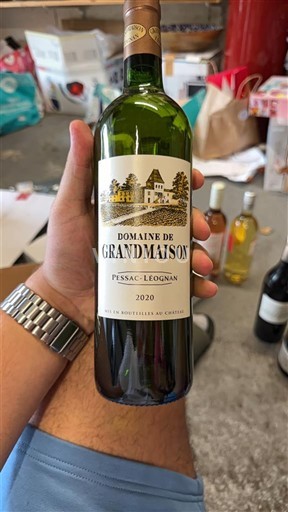 Bordeaux Pessac-Léognan Domaine Grandmaison 2020