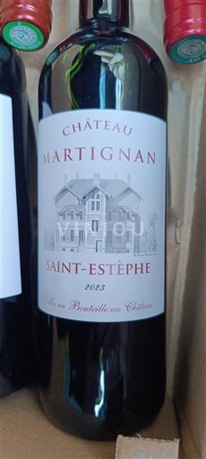Burdeos Saint-Estèphe Château Martignan 2023