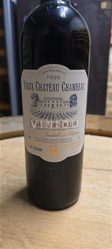 Bordeaux Lussac-saint-émilion Château Vieux Chambeau 1999