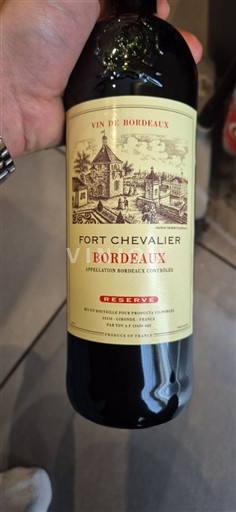 Bordeaux Fort Chevalier Réserve 2017