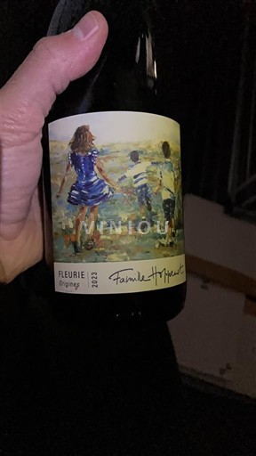Vin Rouge sec Origines Grégoire Hoppenot 2023 France Beaujolais Fleurie AOC