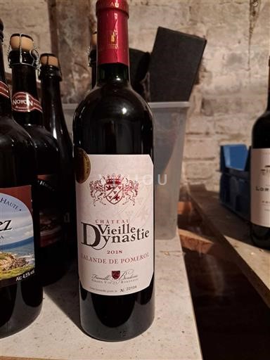 Bordo Lalande-de-Pomerol Château Vieille Dynastie 2018