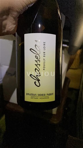 Vin Blanc sec Chasselas Jonathan Didier Pabiot 2023 France Vallée de la Loire Pouilly-sur-loire AOC