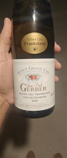 Alsace Gewurztraminer Grand Cru Jean-Paul Gerber Frankstein 2022