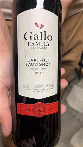 Kalifornische AVA Nicht spezifiziert Gallo Family Cabernet Sauvignon 2017