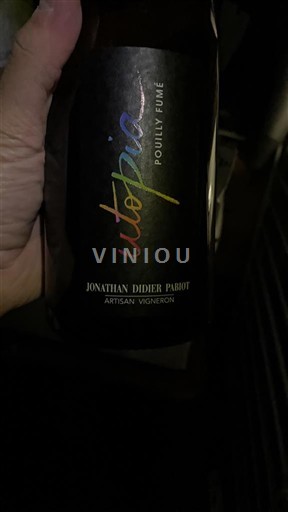 Vin Blanc sec Utopia Jonathan Didier Pabiot 2022 France Vallée de la Loire Pouilly-fumé AOC