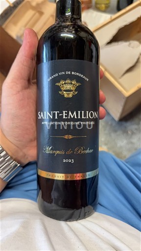 Bordeaux Saint-Émilion Marquis de Bacchus 2023
