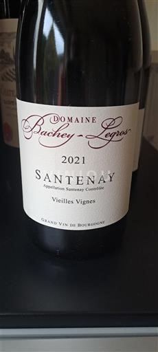 Burgundy Santenay Premier Cru Domaine Bachey-Legros Vieilles Vignes 2021