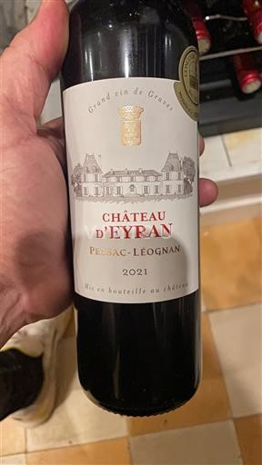 Bordeaux Pessac-Léognan Château Eyran 2021