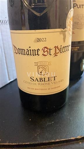 Rhônevallei Côtes-du-rhône-villages Domaine St Pierre 2022