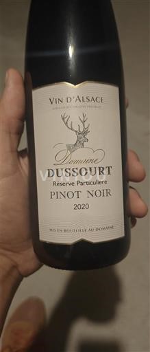 Alsace Domaine Dussourt Réserve Particulière 2020