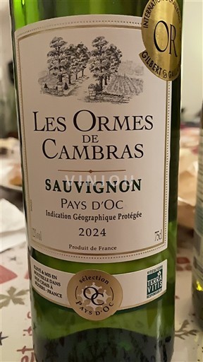 Linguadoca e Rossiglione Paese d'Oc Les Ormes de Cambras Sauvignon 2024