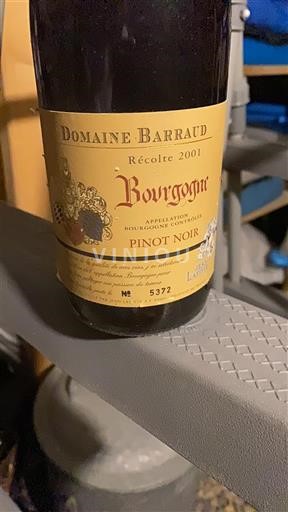 Borgogna Domaine Barraud 2001