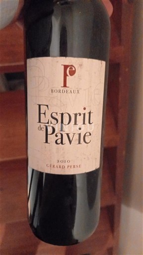Bordeaux Gérard Perse Esprit de Pavie 2010