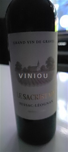 Bordo Pessac-Léonjan Le Sacristain 2021