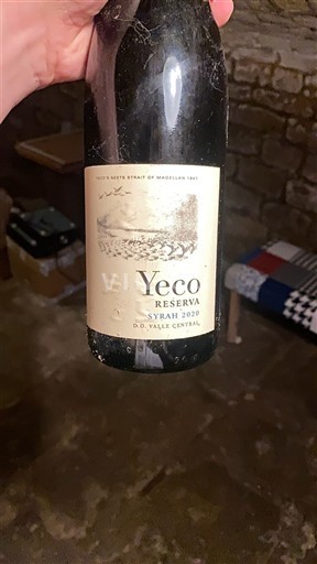 Rapelin laakso Cachapoal Valley Yeco Reserva 2020