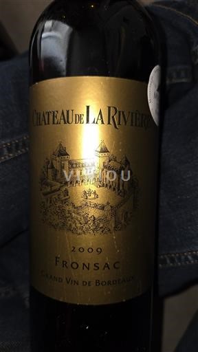 Bordeaux Fronsac Château La Rivière 2009