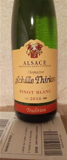 Alsazia Grand Cru Domaine Achille Thirion Tradition 2016