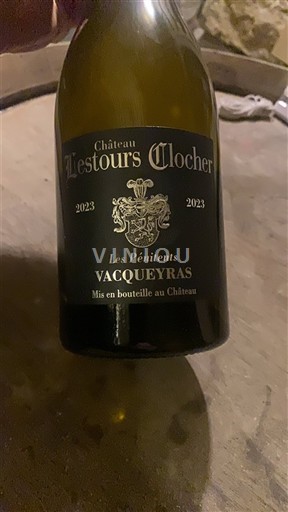 Rhônen laakso Vacqueyras Château Testours Clocher Les Pénitents 2023