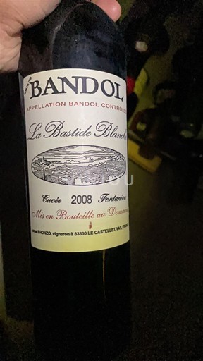 Provence Bandol La Bastide Blanche Fontanieu 2008
