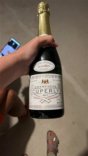 Champaña Champán Cuperly Sin añada