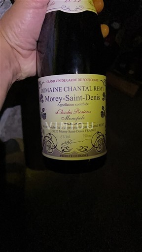 Bourgondië Morey-saint-denis Domaine Chantal Remy Clos des Rosiers 2021