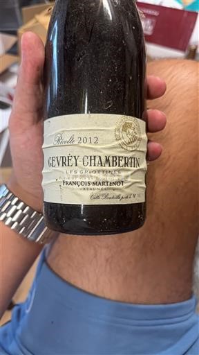 Borgoña Gevrey-Chambertin Francois Martenot Les Grottiers 2012