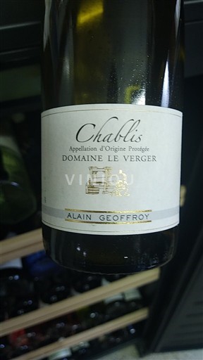 Burgundsko Chablis Alain Geoffroy Domaine Le Verger 2023