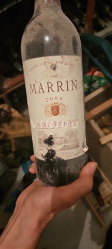 Bordeaux Saint-Émilion Marrin 2006