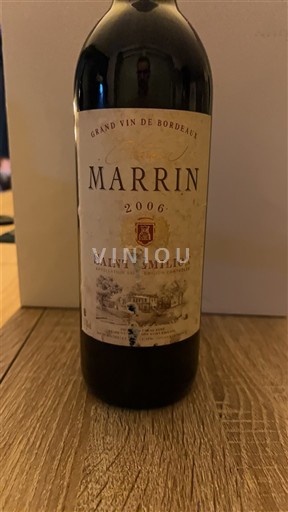 Bordeaux Saint-Émilion Marrin 2006