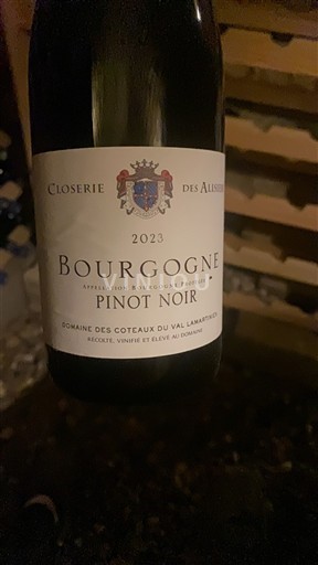 Bourgondië Bourgogne Domaine Des Coteaux du Val Lamartinien Closerie des Alisiers 2023