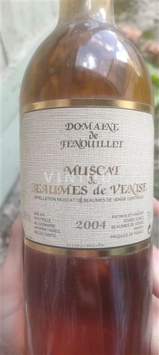 Valle del Rodano Moscato di Beaumes-de-Venise Domaine Fenouillet 2004