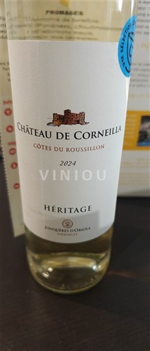 Roussillon Côtes-du-Roussillon Château Corneilla Héritage 2024