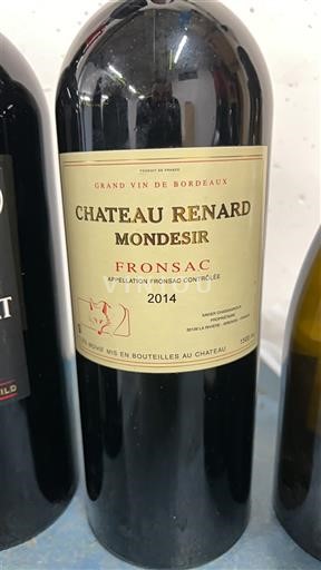 Bordeaux Fronsac Château Renard Mondésir 2014