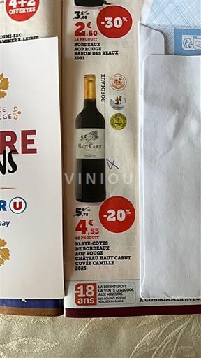 Burdeos Blaye-Côtes de Burdeos Château Haut Cabut Camille 2023