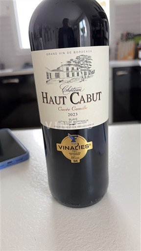 Bordeaux Blaye-côtes-de-bordeaux Château Haut Cabut Camille 2023