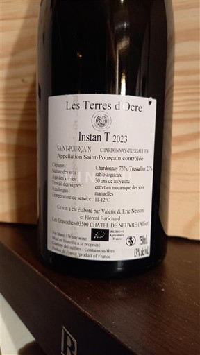 Loire-dalen Saint-Pourçain Les Terres Ocre Instan T 2023